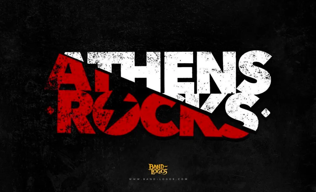 glam rock logos