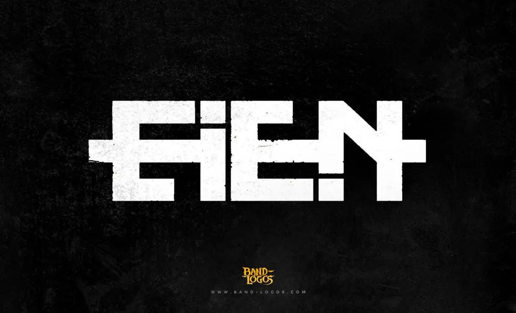 grunge rock band logo