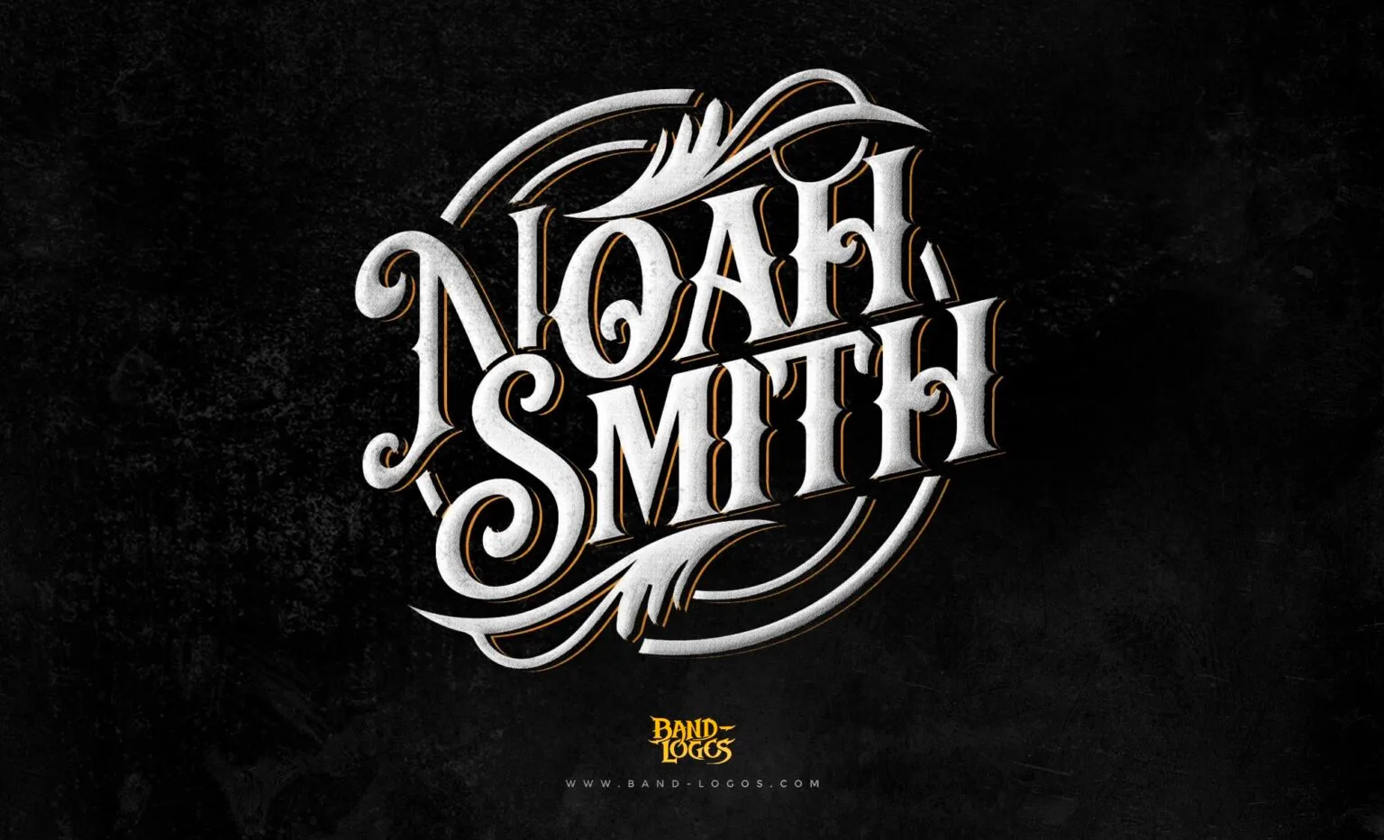 country rock logo, music symbols