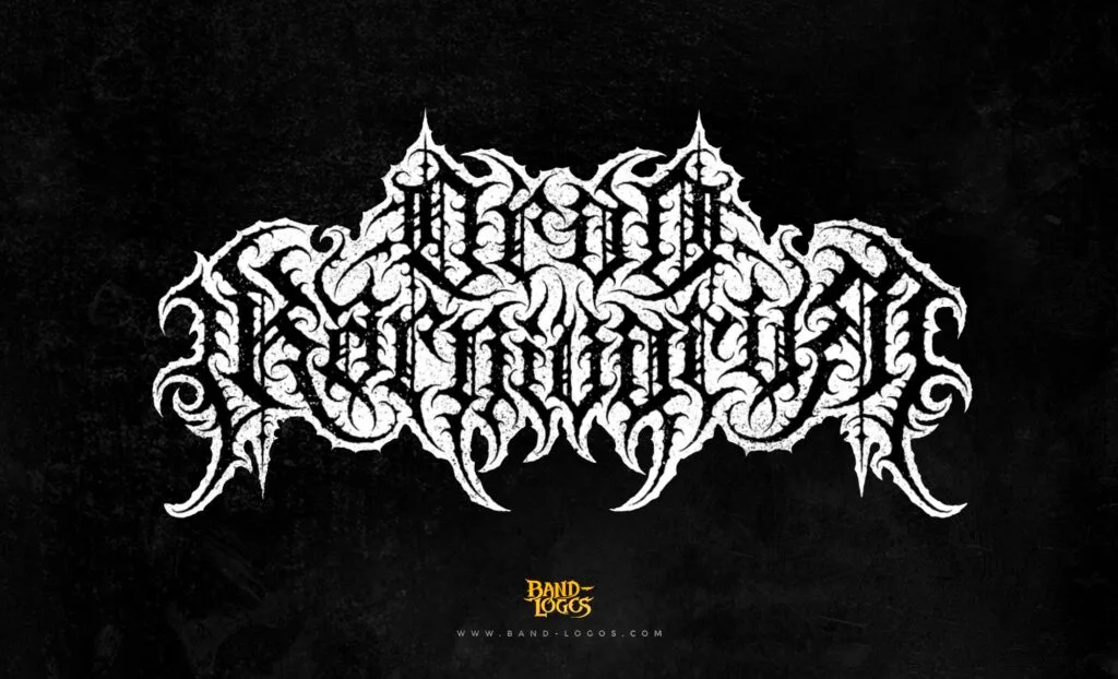 blackened death metal logo