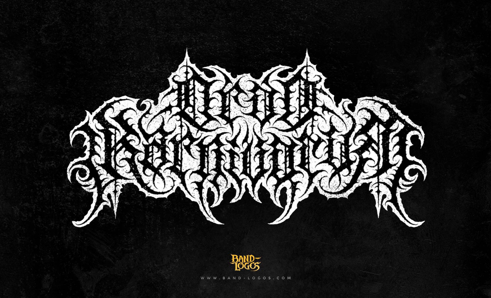 blackened death metal logo