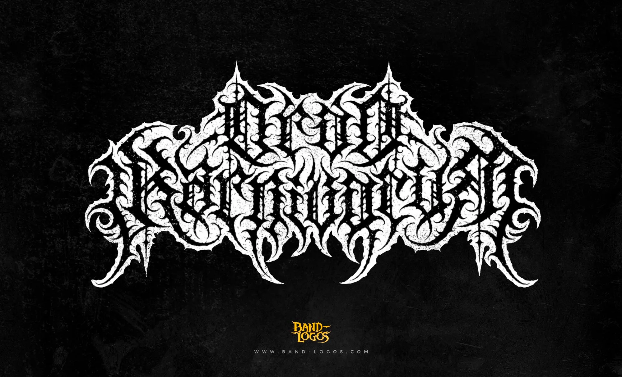 blackened death metal logo