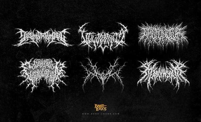 black metal logo