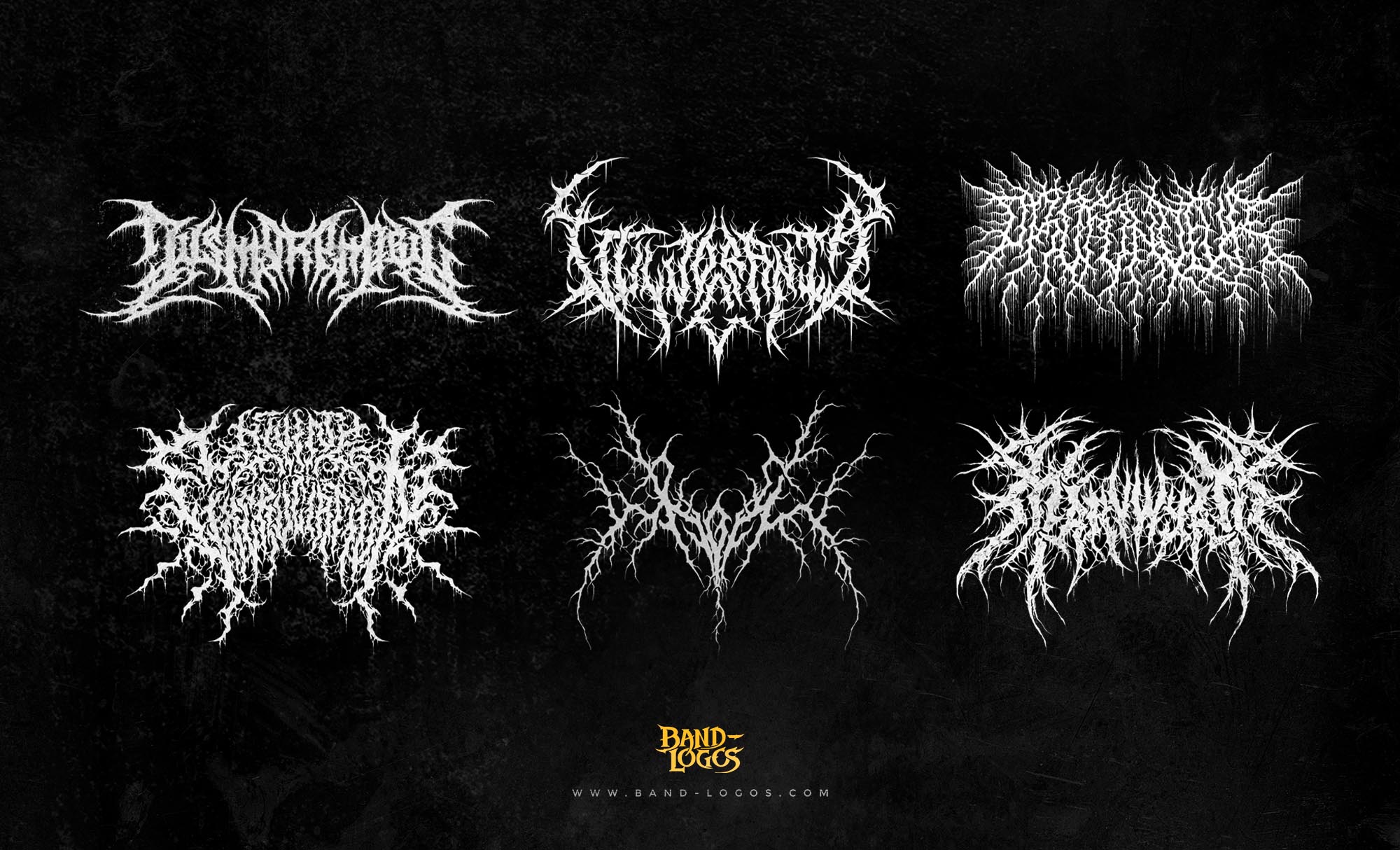 black metal logo