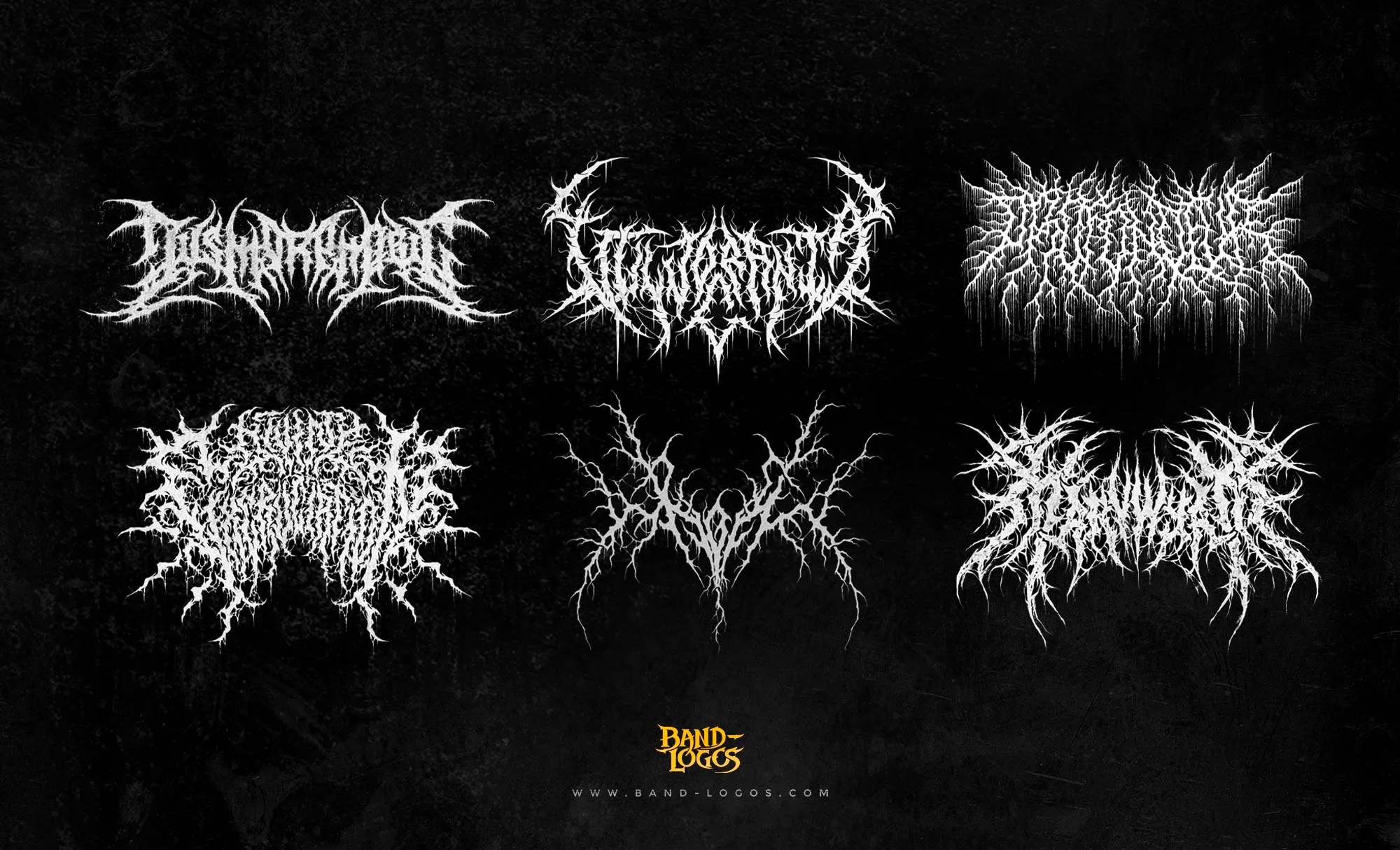 black metal logo