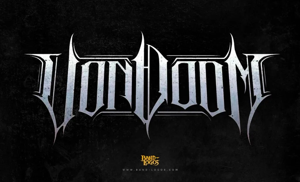 power metal and metalcore logos