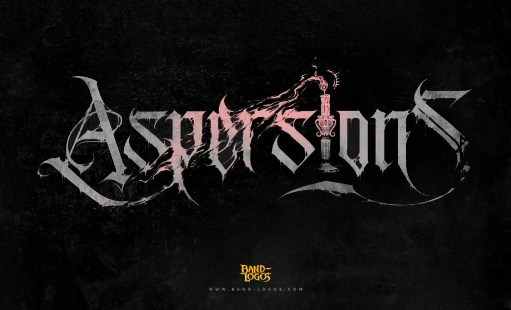 power metal and metalcore logos