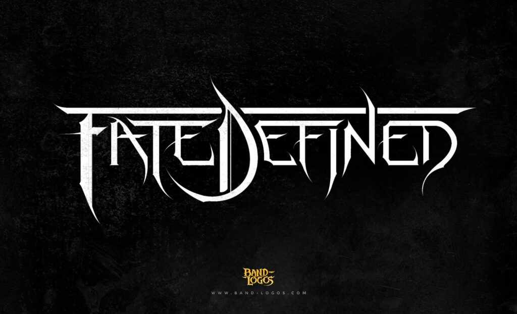 power metal and metalcore logos