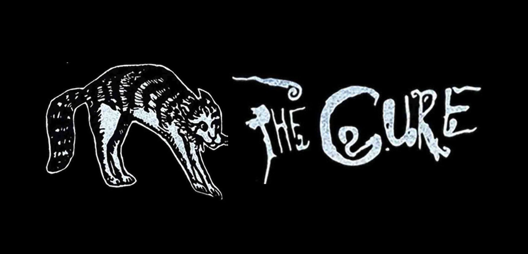 the cure cat band logo