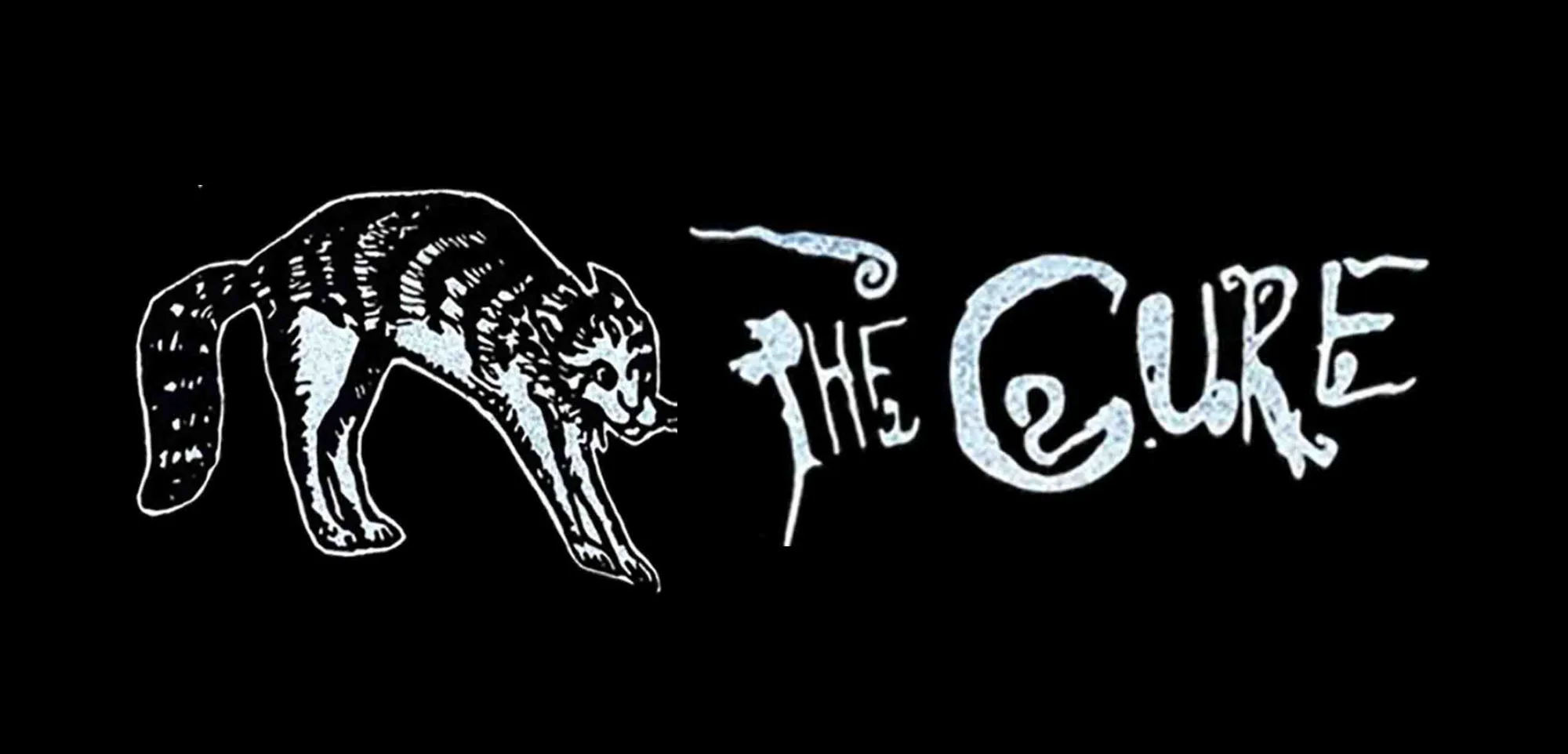 the cure cat band logo