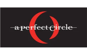 A Perfect Circle band logo featuring geometric circular design with interconnected elements representing the alternative rock band's philosophical visual identity
